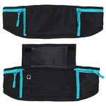 Vive Running Belt Fanny Pack for Women, Men, Kids, Adults, Jogging, Workouts- Waterproof Runners Reflective Waist Pack Bag with Phone Holder - For Fitness, Exercise, Gym, Hiking, Travel, Running Gift