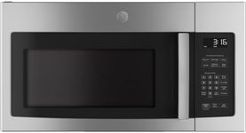 GE JVM3162RJSS 30" 120 Volts 1.6 cu. ft. Capacity Over the Range Microwave with Convertible Venting and 1000 Watts in Stainlesss Steel