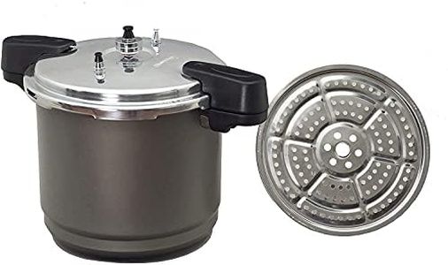 Granite Ware F0732-2 Pressure Canner and Cooker/Steamer, 12-Quart, Black by Granite Ware