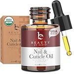 Organic Nail and Cuticle Oil - USA Made Cuticle Oil for Nails - Nail Oil for Damaged Nails - Cuticle Softener for Nails, Cuticle Cream - Jojoba Oil for Nails