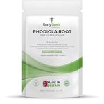 Bodygenix Rhodiola Root Capsules - 1000mg Enhanced Energy Levels Stress Relief Immune System Support Natural Vegan Supplement - 30 Capsules 1 Month Supply