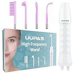 High Frequency Facial Wand-UUPAS Portable Handheld High Frequency Facial Machine Skin Facial Wand with 4 Violet Tubes
