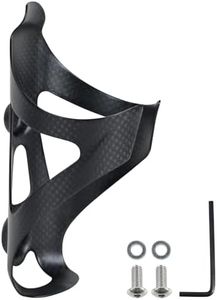ROADNADO Carbon Fiber Bottle Cage Carbon Bike Water Bottle Cage Adjustable Ultralight Bicycle Bottle Holder for Mountain Bike Road Bike Cage MTB Cycling Accessories Matte Black