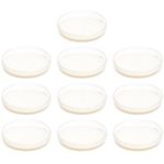 POPETPOP Nutrient Agar Plate Petri Dish: 10 Pcs Cell Tissue Culture Dish Agar PDA Petri Dishes - Malt Extract Agar Plates for Laboratory Accessories Science Fair Projects