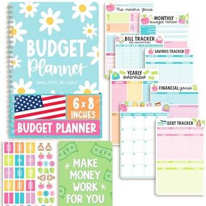 2026 Budget Planner and Monthly Bill Organizer - Monthly Budget Planner 2026, Financial Planners Budgeting Book, Bill Tracker Notebook for Expenses, Floral Undated Finance Organizer Journal