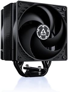 ARCTIC Freezer 36 (Black) - Single-Tower CPU Cooler with Push-Pull, Two Pressure-optimised 120 mm P Fans, Fluid Dynamic Bearing, 200–1800 RPM, 4 Heatpipes, incl. MX-6 Thermal Compound