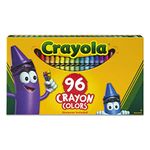 Crayola Classic Color Crayons in Flip-Top Pack with Sharpener, 96 Colors, Gift for Kids