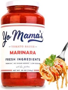 Keto Marinara Pasta and Pizza Sauce by Yo Mama's Foods - Pack of (1) - No Sugar Added, Low Carb, Low Sodium, Gluten Free, Paleo Friendly, and Made with Whole, Non-GMO Tomatoes
