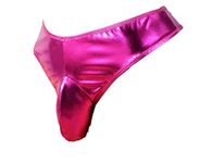 Sissy Pouch Panties Size 44"-46" Briefs Thong Girly Knickers Lingerie Underwear Sexy for Men- (XXL, Pink)