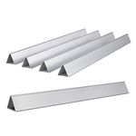 SHINESTAR 21.5" Thicker Flavorizer Bars Replacement for Weber Genesis Silver with 2 Burner, Spirit 200 Series (Side Control) Grill Parts, Stainless Steel, 5-Pack