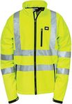 Caterpillar Hi-Vis Softshell Jacket, Hi-Vis Yellow, X-Large