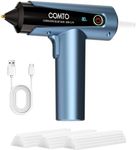COMTO Cordless Hot Glue Gun, Auto Glue Feeding with 30 Glue Sticks