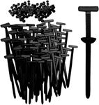 Upgrade Nylon Universal Cable Tie Buckle, 2026 New Heavy Duty Self-Locking Zip Ties Holder with Pin Button Design, Multipurpose Black Cable Tie Buckle Tool for Car Daily Repair (200)