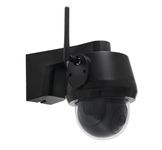 ABUS WLAN Pan & Tilt Outdoor Camera(PPIC42520B) - Surveillance camera with motion detection, object differentiation, push notification, night vision, 2-way audio, memory card, masking & app, black