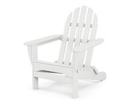 Polywood AD5030WH Classic Folding Adirondack, White