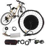 Electric Cycle Conversion Kit, 20 Inch Electric Scooter Motor Wheel Controller Kit 48V 1500W Ebike Hub Motor Kit with Controller Meter Shifter Sensor