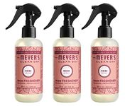 MRS. MEYER'S CLEAN DAY Room and Air Freshener Spray, Non-Aerosol Spray Bottle Infused with Essential Oils, Limited Edition Rose, 8 fl. oz - Pack of 3