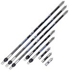 Archery Balance Bar Bow Stabilizer Rod Stabilizer Extension Pole System for Recurve Bow Compound Bow (Blue, 12 inch)