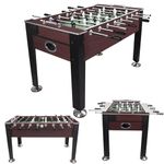 HLC 55" Football Table Foosball Soccer Game Table with Bead Style Scoring Device Indoor Adult Kids Family Play Sports Fun