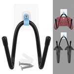 (Black) - Linkidea VR Headset Storage Rack/Headphone Holder, Wall Rack/Wall Mount/Wall Clip/Wall Bracket/Wall Hanger/Hook VR Headset Helmet Touch Controllers (2pcs)