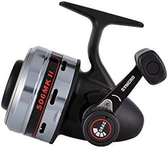 Abu Garcia MKII 506,Cardinal Fishing Fishing Reel, Spincast Reels, Allround Fishing, Unisex, Black/Silver, 506 | Left Hand