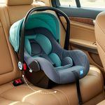 Mee Mee Little Explorer 4-in-1 Baby Car Seat & Carry Cot | Model Name: Little Explorer | Convertible Car Seat, Rocking Chair & Feeding Seat | 0–15 Months (Up to 13 kg) | Blue
