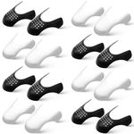 VITKSTAR 8 pairs Shoe Toe Crease Protector for Sneaker, Anti-Wrinkle Shoes Crease Protector Prevent Shoes Crease, Black&white, Men's US Size 7-13