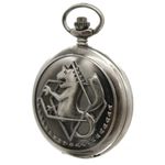 SIMAOTE Fullmetal Alchemist Pocket Watch Vintage Quartz Pocket Watch for Cosplay Accessories Anime Merch with Chain/Gift Box