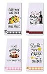 LXOMILL Funny Kitchen Towels, Cute 