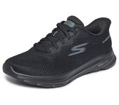 Skechers Men GO Walk 8 - Pate Black Slip INS Walking Shoes