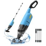 Cordless Handheld Pool Vacuum Cleaner, Rechargeable Pool Vacuum for Above-Ground & In-Ground Pools, Lightweight Spa and Hot Tub Cleaner with Strong Suction