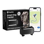 Tractive XL Smart Dog Tracker | 2026 Edition | Real-Time GPS Tracking | Escape & Health Alerts | Vitals Monitoring | Long Battery Life (Black)