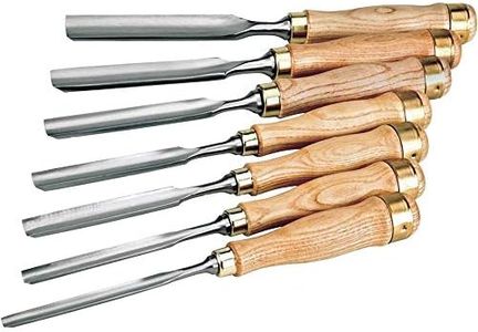 Woodstock D3780 Gouge Chisel Set, 7-Piece