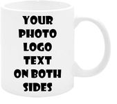 Personalised Photo Mug 11 Oz Coffee Cup with Your Text Photo Logo Picture Or Design - Custom Gift for Him Or Her Birthday Wedding Anniversay Leavers Mothers Fathers Day Christmas