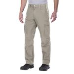 Vertx Men's Tactical Pants Cargo with Pockets Lightweight Relaxed-Fit Outdoor Performance Quick Dry, Fusion Lt Stretch, 32 W x 30 L, Khaki