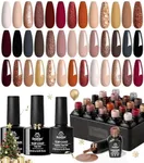 Beetles Fall Gel Nail Polish Set, 2