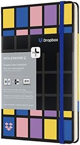 Moleskine Smart Notizbuch, Dropbox Connected, Large, A5, Blanko, Hard Cover, Schwarz