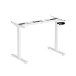 ErgoYou - Electric Height Adjustable Standing Table - Dual Motor 2 Stage - E4 Series - Ergonomic Sit Stand Computer Desk (No Table Top, Only Steel Frame)