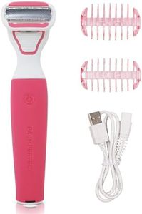 Clio Trimmer for Women with Precision Razor, Female Pubic Hair Electric Shaver for Smooth Grooming, Leg Hair Trimmer Women Love, Compact Clio Shaver for Bikini, Arms, and Body Touch-Ups