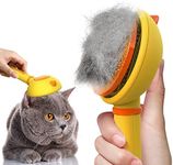 Cat Brush for Shedding Slicker Brush for Indoor Cats,Cat Grooming Brush for Long or Short Haired Dogs,Dog Shedding Brush Cat Comb for Removing Tangled and Loose Hair,Pet Massage Self Cleaning Cat Brushes