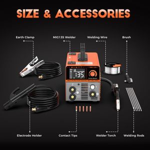 FEIFANKE 240V MIG Welder 135A – Portable Welding Machine