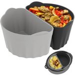 Slow Cooker Divider Liner Fit 6qt Round and Oval Pots