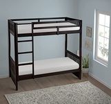 BL WOOD Sheesham Wood Single Size Bunk Bed with Stairs Wooden Trundle Bed Double Decker Bed for Bedroom Home (Brown Finish)