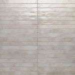 Bedrosians Chroma 2" x 18" Glossy Porcelain Field Tile in Light Grey