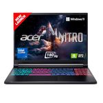 acer Nitro V 16S, Intel Core 5-210H Processor, NVIDIA GeForce RTX 5050-8GB GDDR7, 16GB DDR5, 512GB, FHD IPS, 16"/40.6cm, 180Hz, Win 11, Obsidian Black, 2.1KG, ANV16S-71, RGB KB, Gaming Laptop