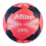 Mitre Impel One Level Training Football Soccer Ball Fluo Pink/White/Teal - Size 4