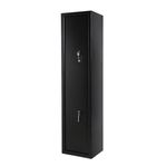 Panana 3 Gun Cabinet, Shotgun & Rifle Safe with 7 Level Lock, Black, H1300 x W205 x D245mm, Utility Room (6 Gun Cabinet)