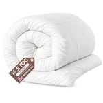 Quality Beddings Double Duvet 16.5 Tog | Breathable Duvets for Cosy Winter Nights | Anti-allergy Duvet Double with Hollowfibre Filling | Hypoallergenic Made in UK Quilt (Double, 200x200cm)