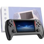 ugtenversi Handheld Retro Game Console Supports 11 Emulators, Retro Gaming Console Handheld 4.3-Inch IPS Screen (Black)