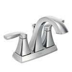 Moen Voss Two-Handle High Arc Bathroom Faucet, Chrome (6901)